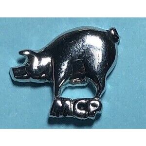 MCP-Male Chauvinist PIG ,whining Women's Protest Pin,Silver-Tone Pin Gift